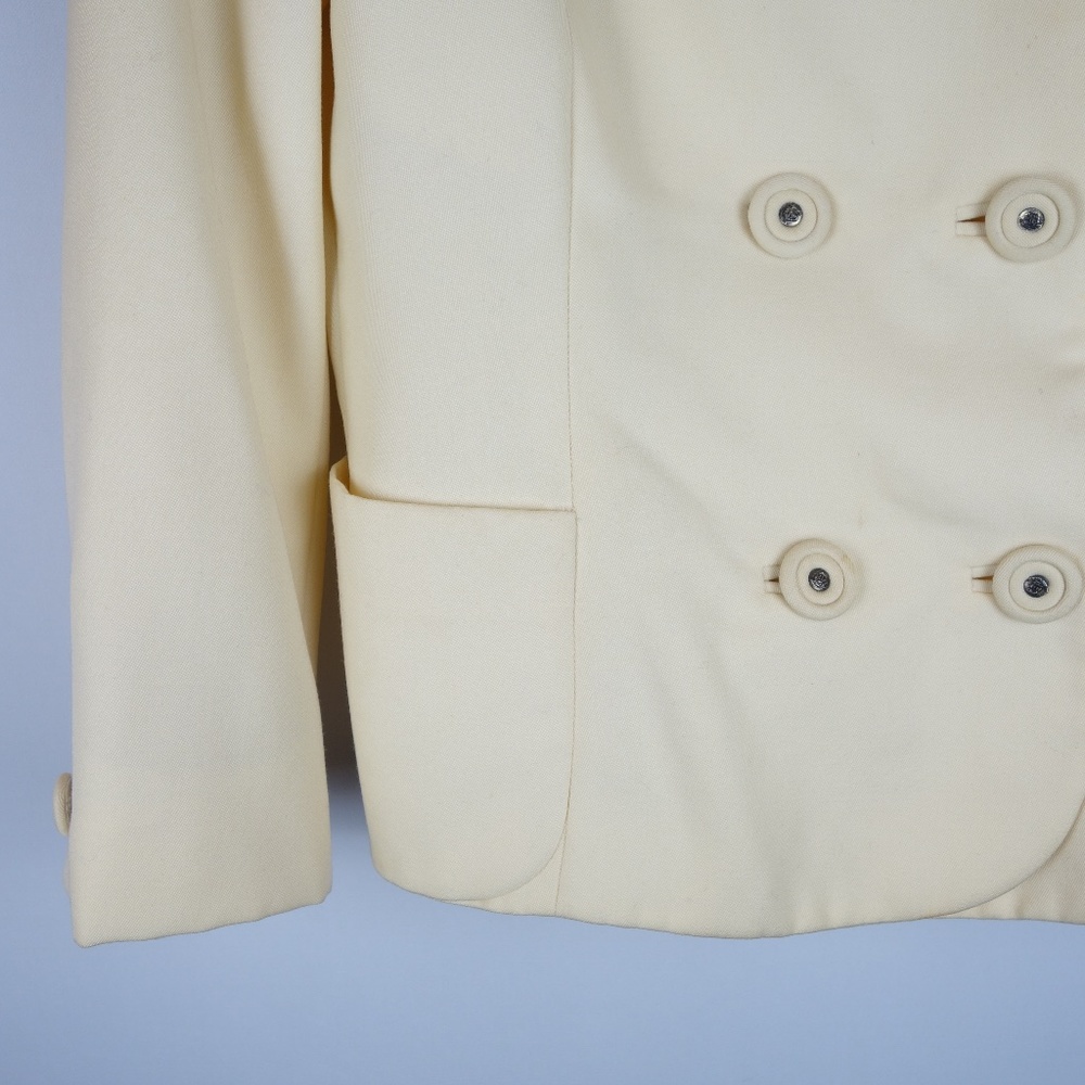 Vtg Gianni Versace Couture Double Breasted Blazer & Skirt Made In Italy, Size 14 - Picture 5 of 16